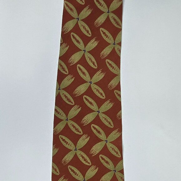 Giorgio Armani "Cravatte" Crepe de Chine 3.75" Wide Floral Silk Tie - Picture 6 of 8